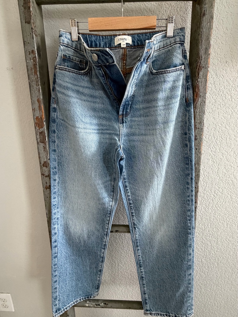 LOFT Light Blue Straight Leg Jeans